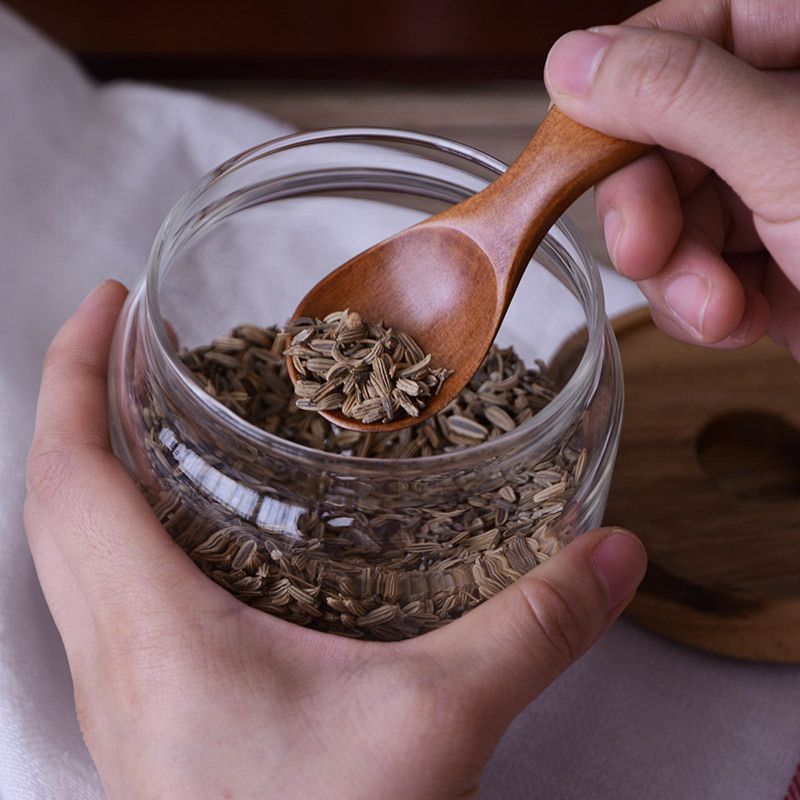 4Pcs Mini Wooden Spoons; Small Spice Condiment Spoon; Sugar Tea Coffee Scoop; Short Handle Wood Spoon; Jam Mustard Ice Cream Wood Spoons; Kitchen Gadgets