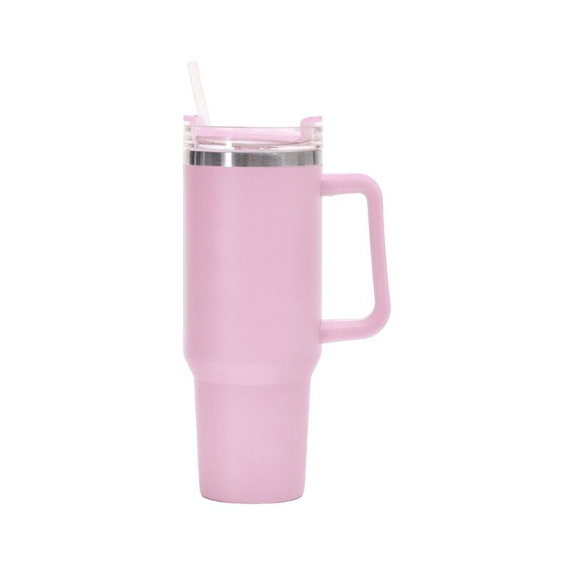 1200ml Stainless Steel Mug Coffee Cup Thermal Travel Car Auto Mugs Thermos 40 Oz Tumbler with Handle Straw Cup Drinkware New In