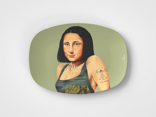 Mona // 10"x14" Serving Platter // Artist Gift Idea