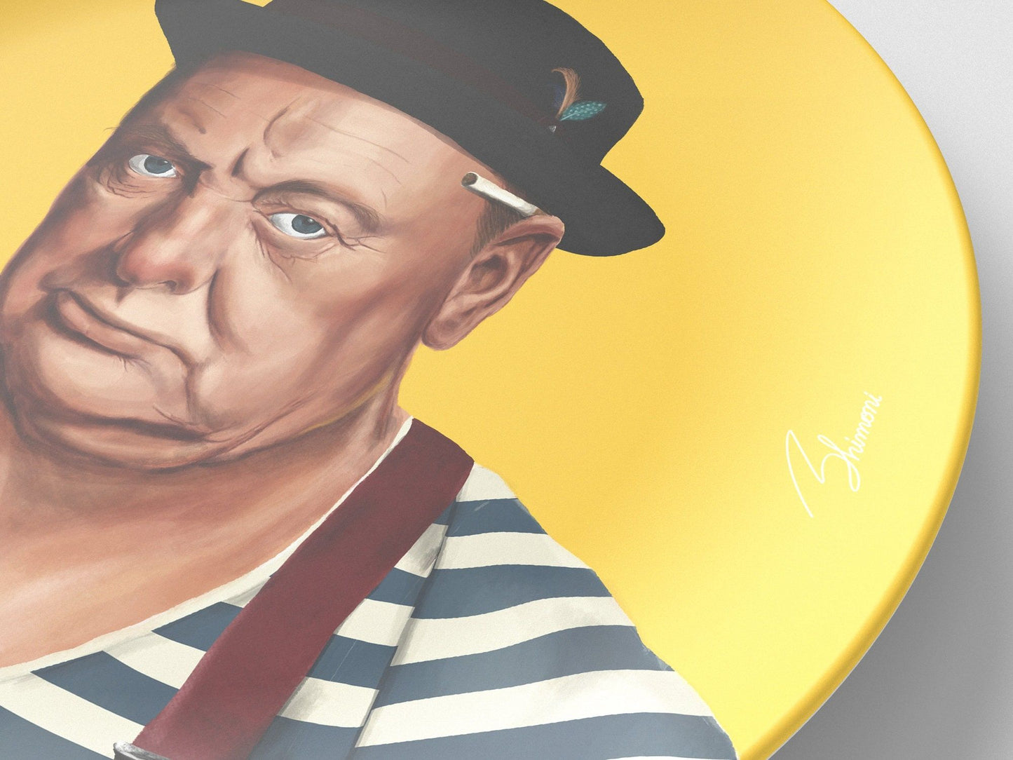 Winston // 10" Round Plate // Political Gift Idea
