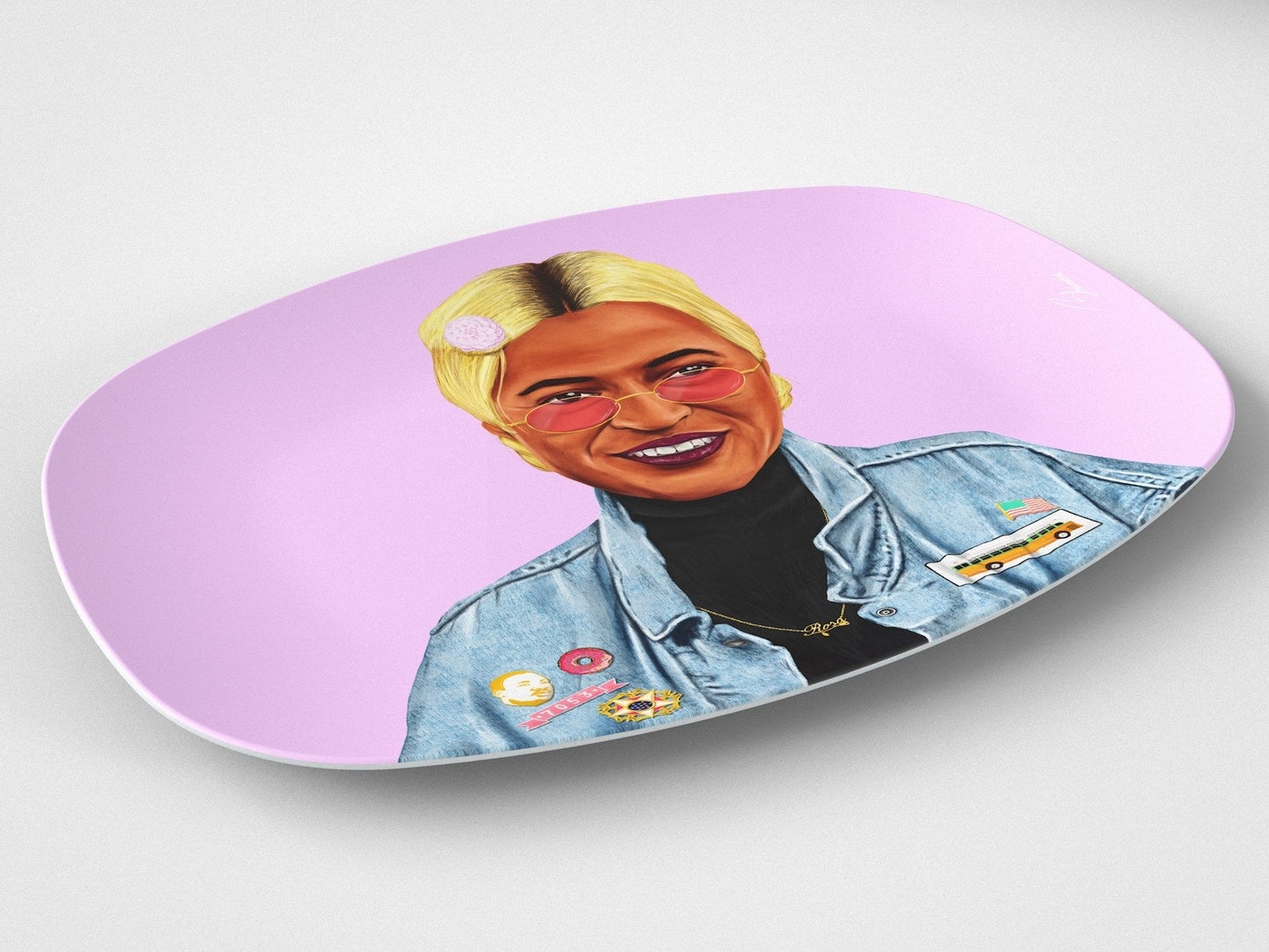 Rosa // 10"x14" Serving Platter // Activist Gift Idea