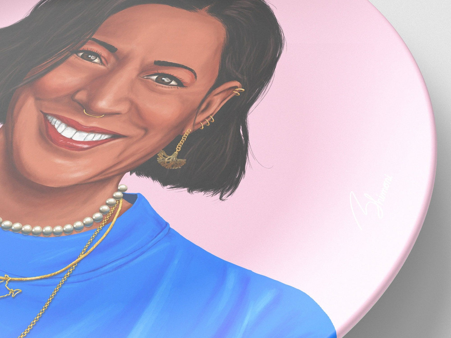 Kamala // 10" Round Plate // Political Gift Idea
